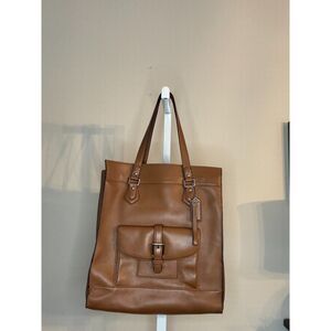 Stunning Coach leather tote bag Charlie F27823 Cognac colored; gorgeous bag